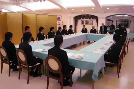 2009年度大卒の内定者説明会＆懇親会①