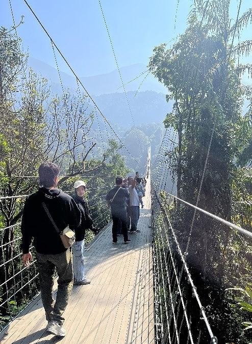 東南アジア最長の吊り橋