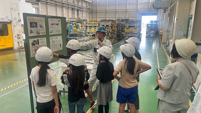菊川工場 初めての小学生工場見学🌸