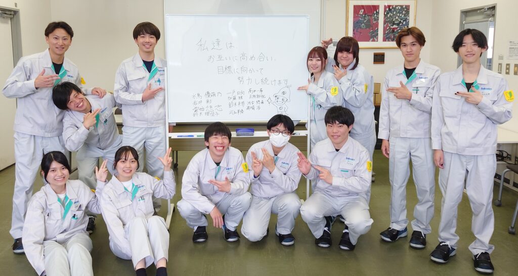 12名のフレッシュな新入社員をお迎えしました